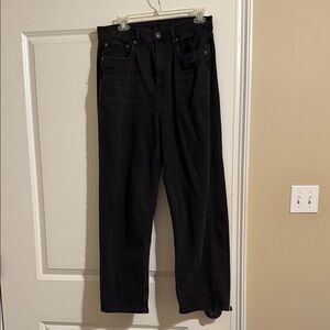 American Eagle Outfitters Black Straight Leg Jeans